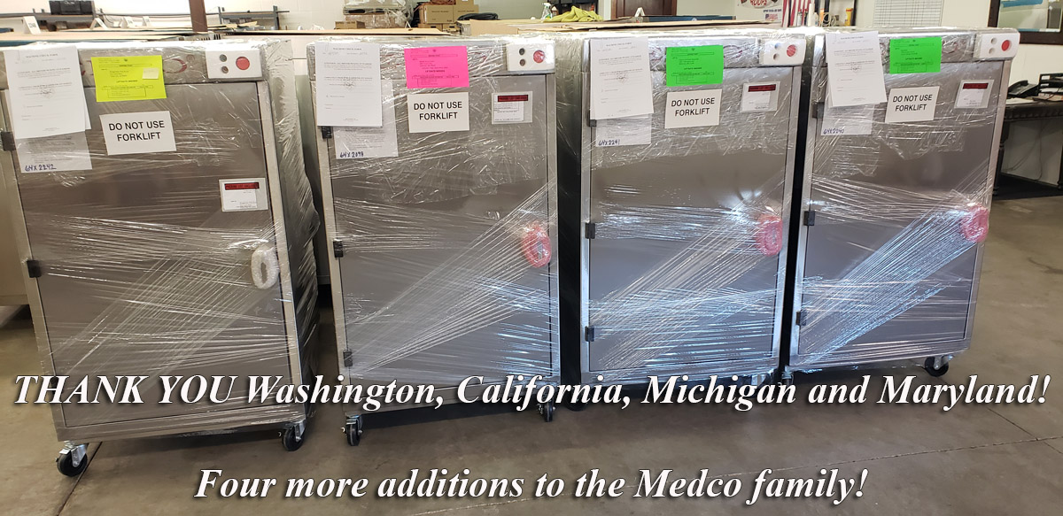 THANK YOU Washington, California, Michigan and Maryland! Four more additions to the Medco family!